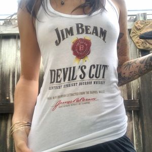 Jim Beam raver back tank top